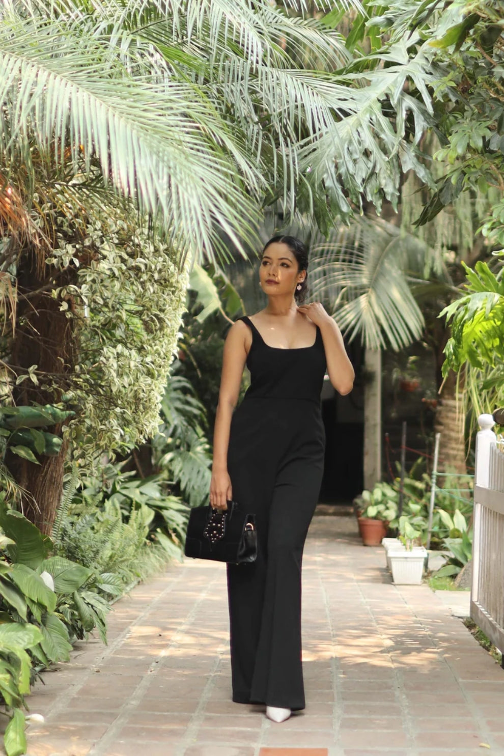 Black Bandage Jumpsuit